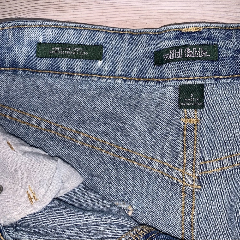 Wild Fable Highest Rise Button Fly Jean Shorts - Picture 6 of 10